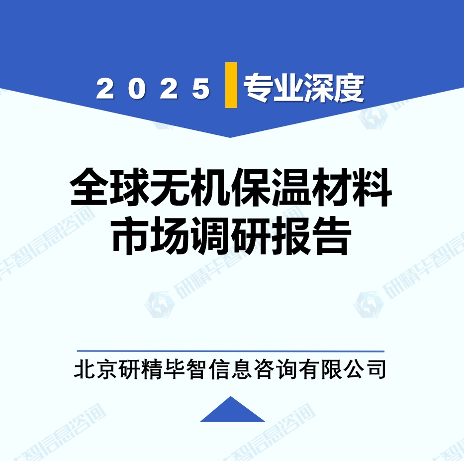 2025年全球無機保溫材料市場調研報告