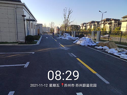 蘇州道路標(biāo)線冷漆多少錢一平？道路劃線價格多少一米？
